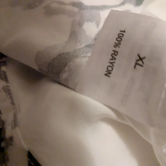 Jane and Delancey Black and White Horse Print Button Down Shirt - Picture 9 of 9